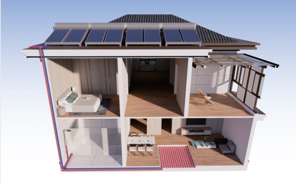 无动力热水系统