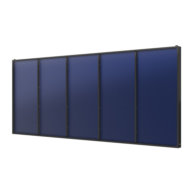 High Performance Integrated Large Flat Plate Collector