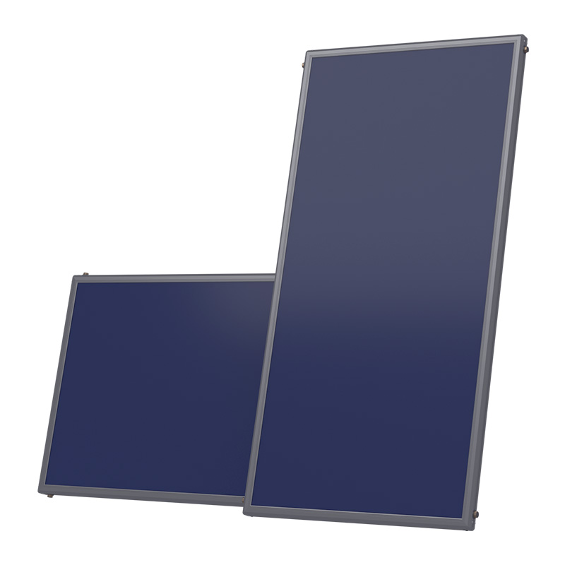 Thin Panel Flat Plate Solar Collector