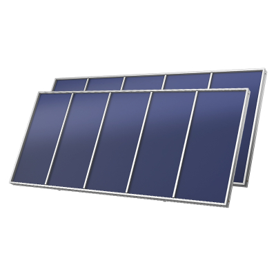 High Efficiency Integrated Large Flat Plate Collector