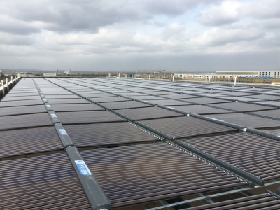 commercial solar hot water system