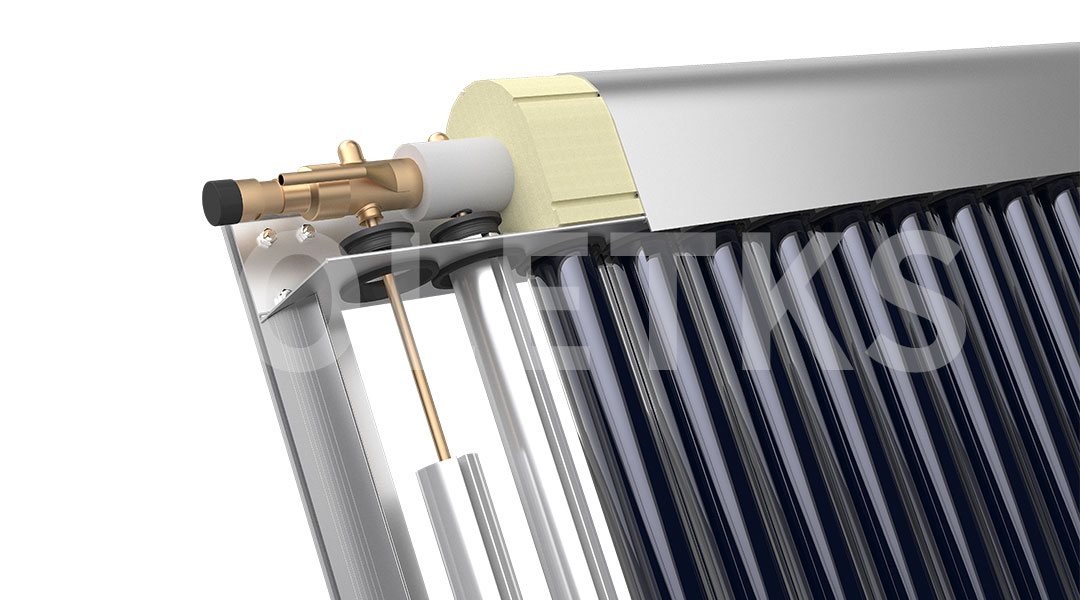 Evacuated Heat Pipe Solar Collector