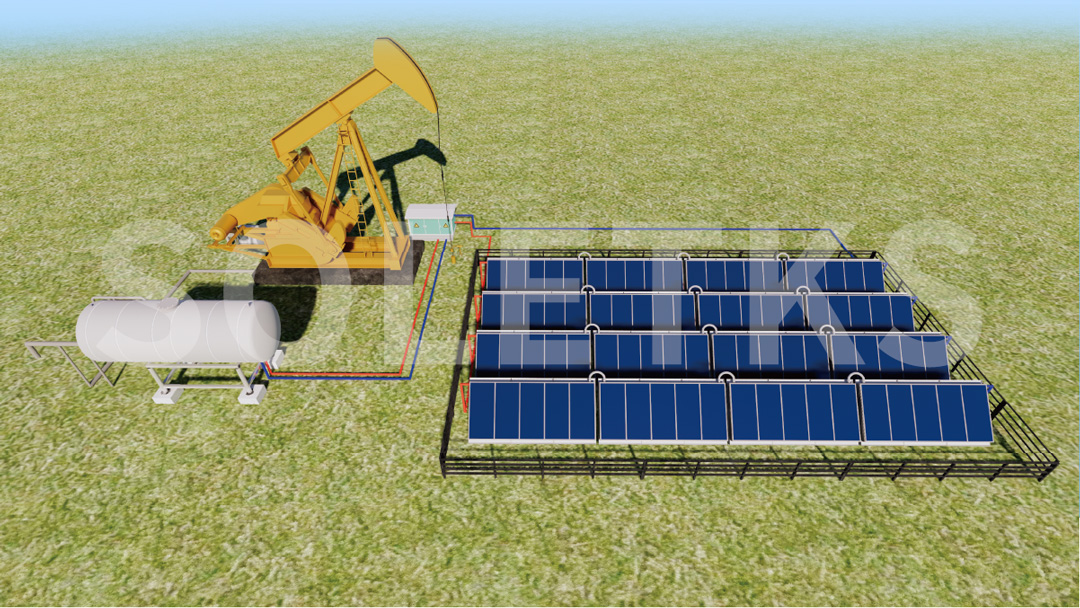 High Performance Integrated Large Flat Plate Collector