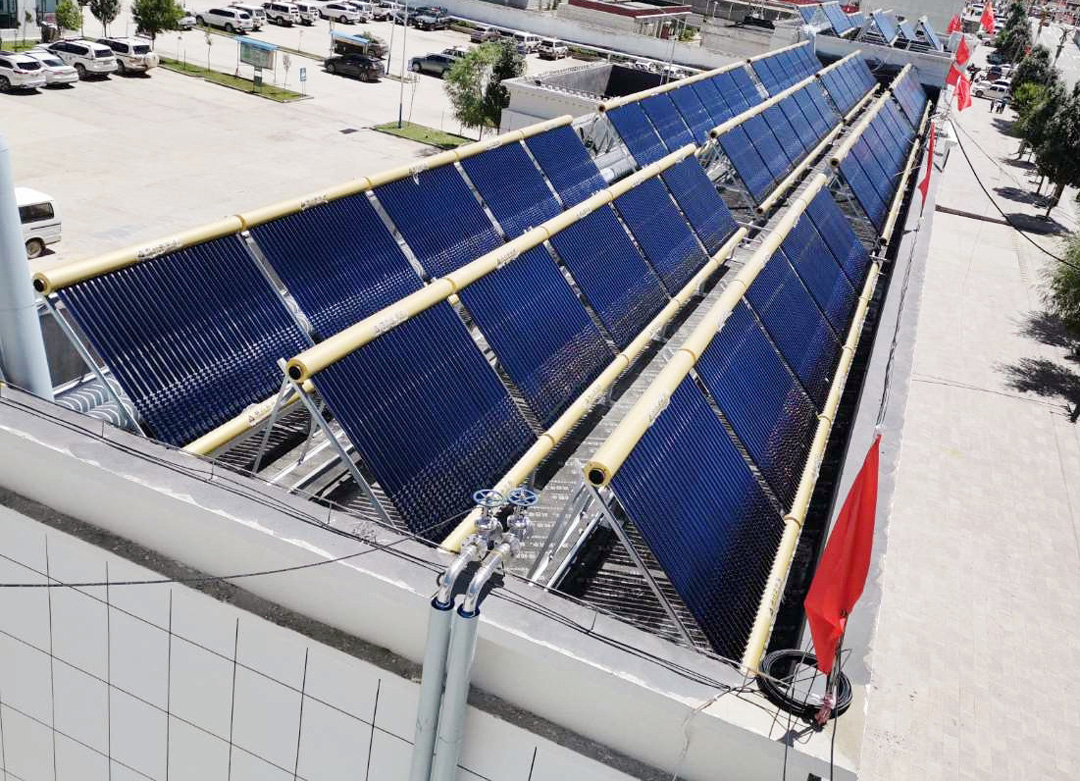 DVC Double Pass Vacuum Tube Air Collector